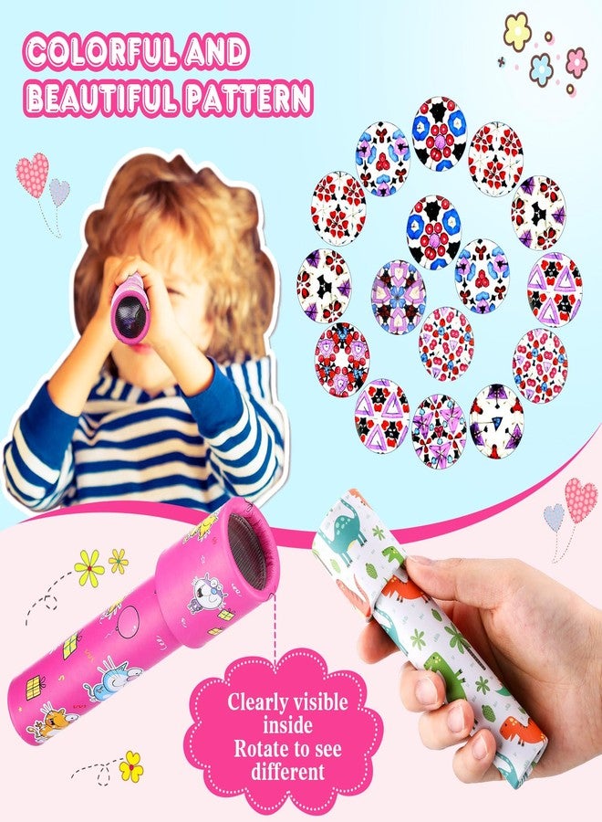 Jerify 100 Pcs Classic Kaleidoscopes Bulk Kids Birthday Party Favor Educational Kaleidoscope Toy Return Gift Retro Goody Bag Fillers for School Classroom Carnival Prizes, Random Pattern - Image 3